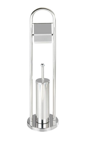 Produktbild: Exclusiv Stand WC-Garnitur Mod. Vasto Edelstahl, rostfrei