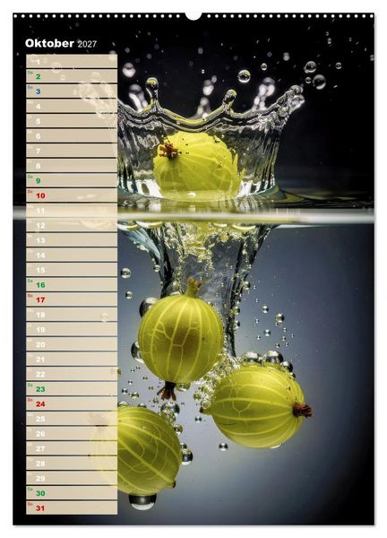 Produktbild: Erfrischendes Obst (Wandkalender 2027 DIN A2 hoch), CALVENDO Monatskalender