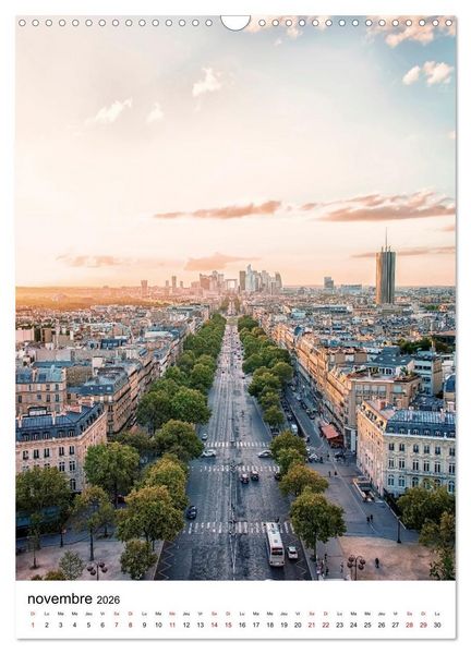 Produktbild: Visite de Paris (Calendrier mural 2026 DIN A3 horizontal), CALVENDO calendrier mensuel