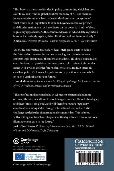 Produktbild: Artificial Intelligence and International Economic Law