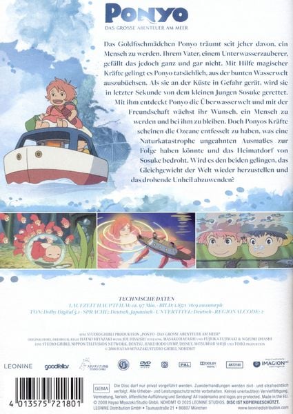 Ponyo - Das grosse Abenteuer am Meer - White Edition
