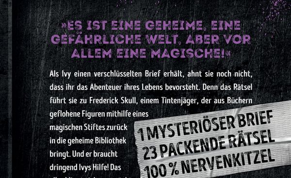 Produktbild: Die Tintenj&auml;ger: L&ouml;se das R&auml;tsel der magischen Bibliothek