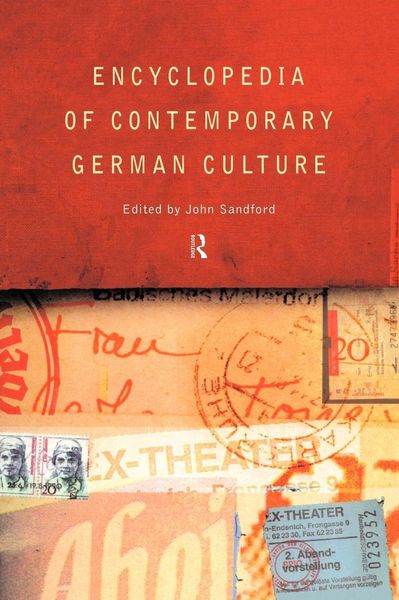 Produktbild: Encyclopedia of Contemporary German Culture