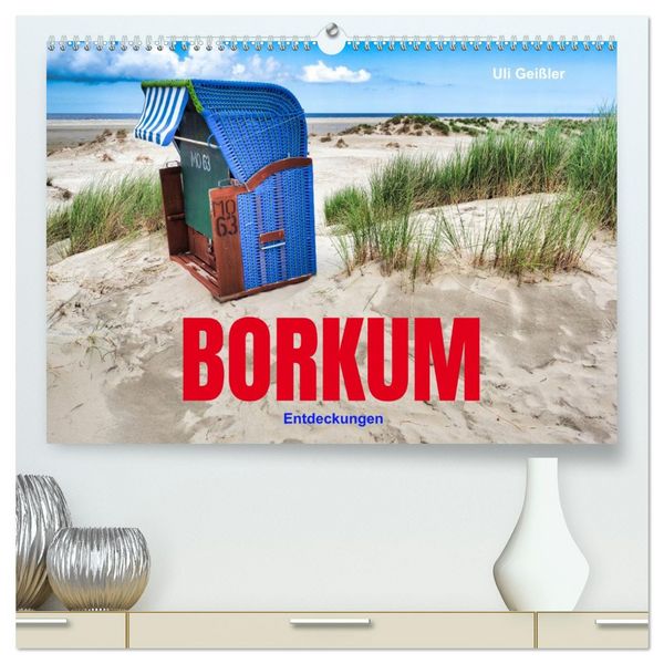 Produktbild: BORKUM Entdeckungen (hochwertiger Premium Wandkalender 2026 DIN A2 quer), Kunstdruck in Hochglanz