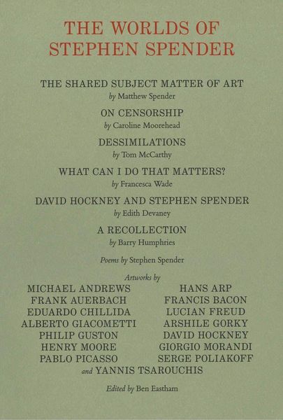 Produktbild: Spender, M: Worlds of Stephen Spender: I think continually o
