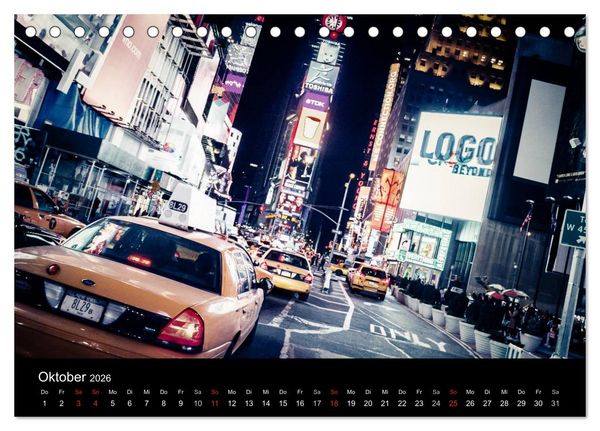 Produktbild: New York (Tischkalender 2026 DIN A5 quer), CALVENDO Monatskalender