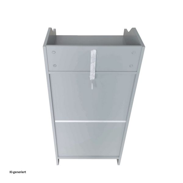 Produktbild: HTI-Living Badezimmerschrank mit Ablagen und T&uuml;ren Grau 41 x 85,5 x 36,5 cm