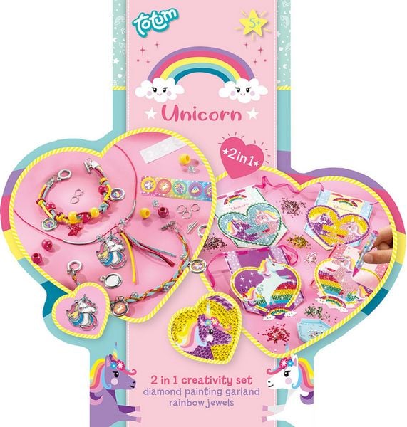 Produktbild: Creativity Einhorn Schmuck- & Diamantbasteln