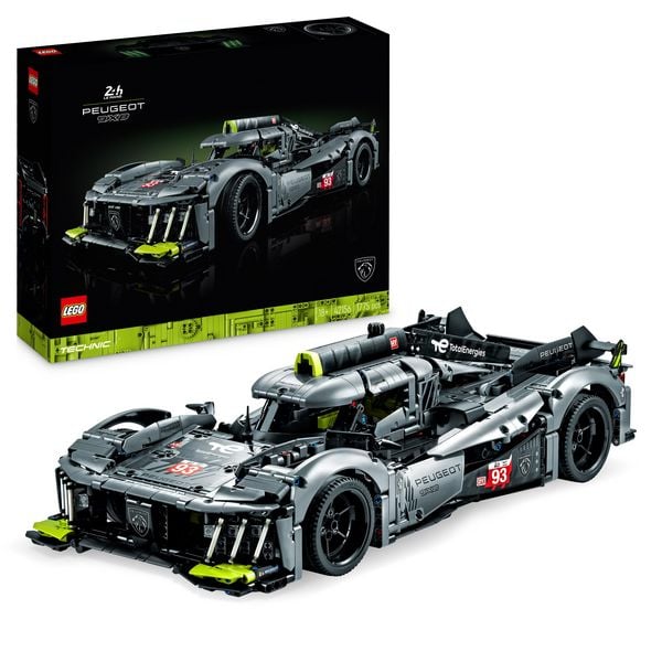 Produktbild: LEGO Technic 42156 PEUGEOT 9X8 24H Le Mans Hybrid Hypercar, Auto Set