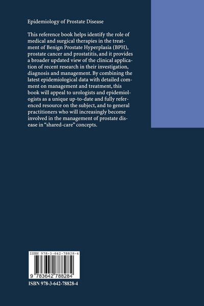 Produktbild: Epidemiology of Prostate Disease