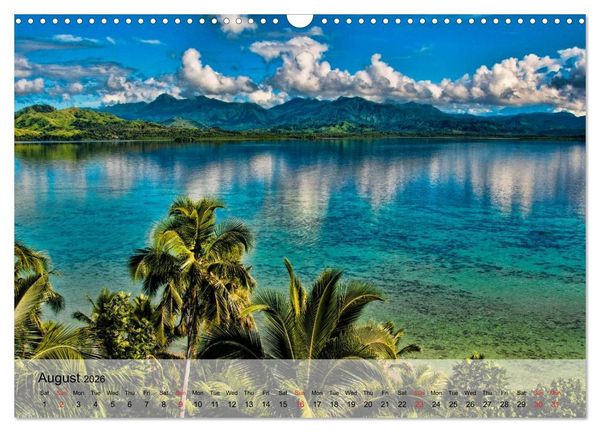 Produktbild: French Polynesia Paradise in the South Pacific (Wall Calendar 2026 DIN A3 landscape), CALVENDO 12 Month Wall Calendar