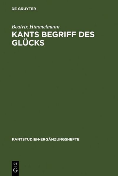 Produktbild: Kants Begriff des Gl&uuml;cks
