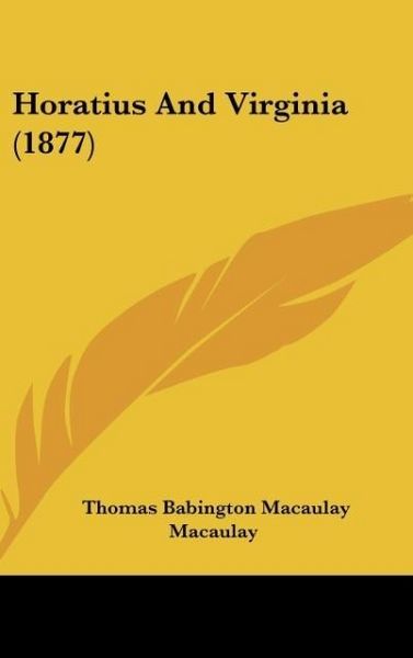 Produktbild: Horatius And Virginia (1877)