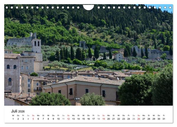 Produktbild: Gubbio - die mittelalterliche Stadt in Umbrien (Wandkalender 2026 DIN A4 quer), CALVENDO Monatskalender