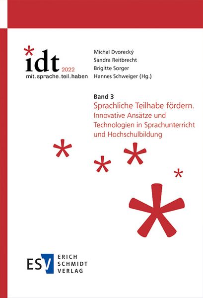 Produktbild: IDT 2022: *mit.sprache.teil.haben - - Band 3: Sprachliche Teilhabe f&ouml;rdern