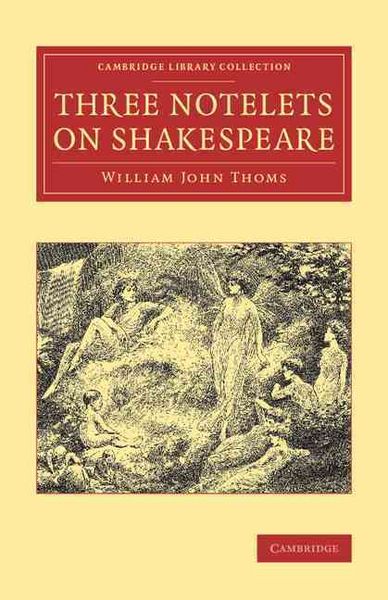 Produktbild: Three Notelets on Shakespeare