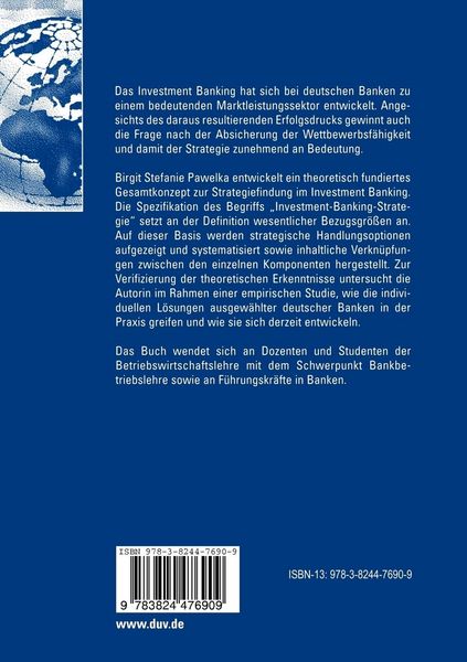 Produktbild: Investment-Banking-Strategien deutscher Banken