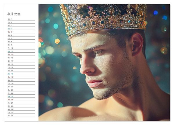 Produktbild: Prinz der Lust (Wandkalender 2026 DIN A3 quer), CALVENDO Monatskalender
