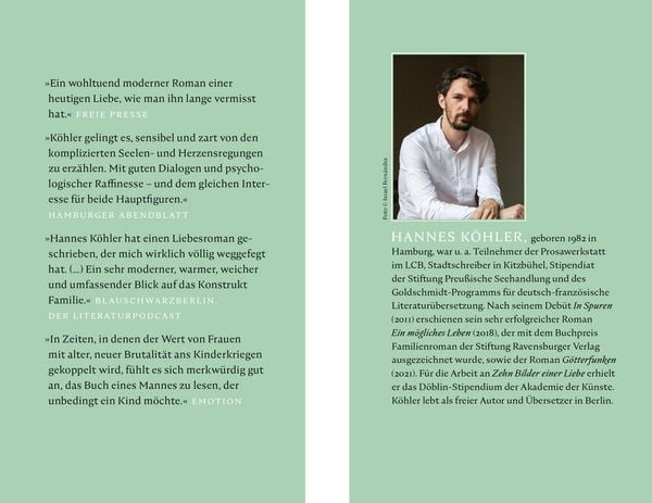 Produktbild: Zehn Bilder einer Liebe
