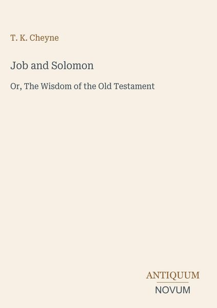 Produktbild: Job and Solomon
