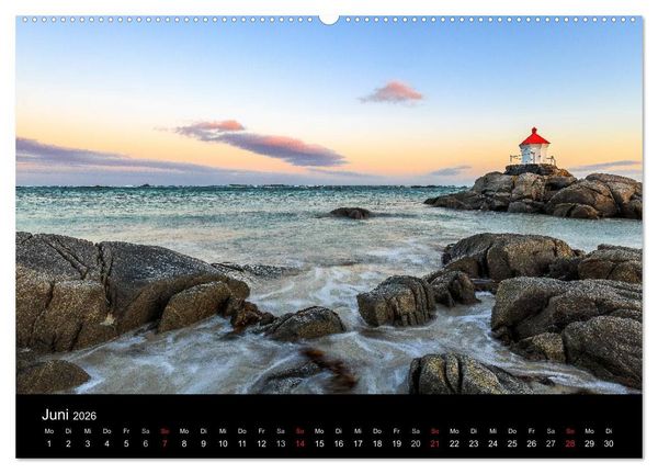 Produktbild: LOFOTEN - Inselparadies im Norden Norwegens (Wandkalender 2026 DIN A2 quer), CALVENDO Monatskalender