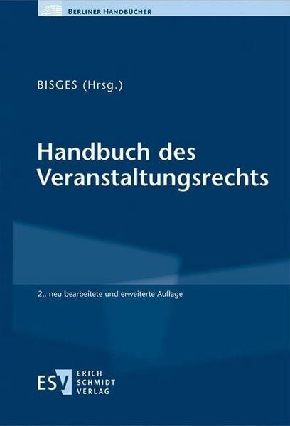 Produktbild: Handbuch des Veranstaltungsrechts