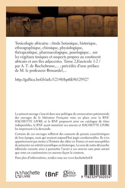 Produktbild: Toxicologie africaine. Tome 2. Fascicule 1-2