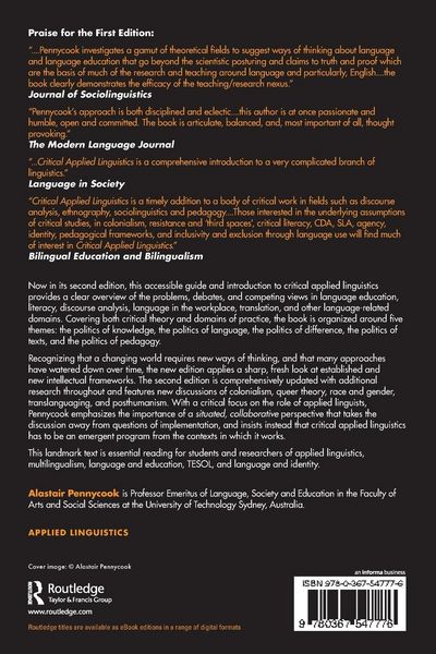 Produktbild: Critical Applied Linguistics