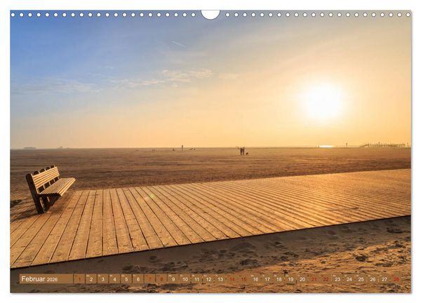 Produktbild: Einmaliges Westerhever (Wandkalender 2026 DIN A3 quer), CALVENDO Monatskalender