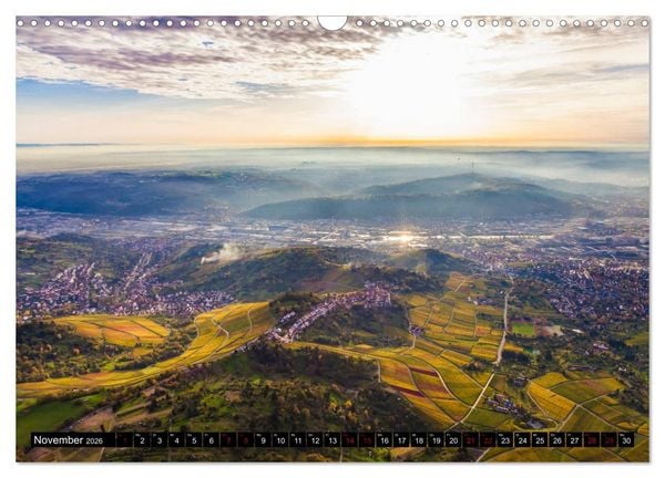 Produktbild: Ein Jahr STUTTGART (Wandkalender 2026 DIN A3 quer), CALVENDO Monatskalender