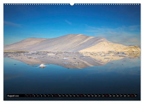 Produktbild: Ilulissat Eisfjord, Gr&ouml;nland. EIS - FORM UND LICHT (Wandkalender 2026 DIN A2 quer), CALVENDO Monatskalender