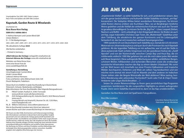 Reise Know-How Reiseführer Südafrika – Kapstadt, Garden Route & Winelands