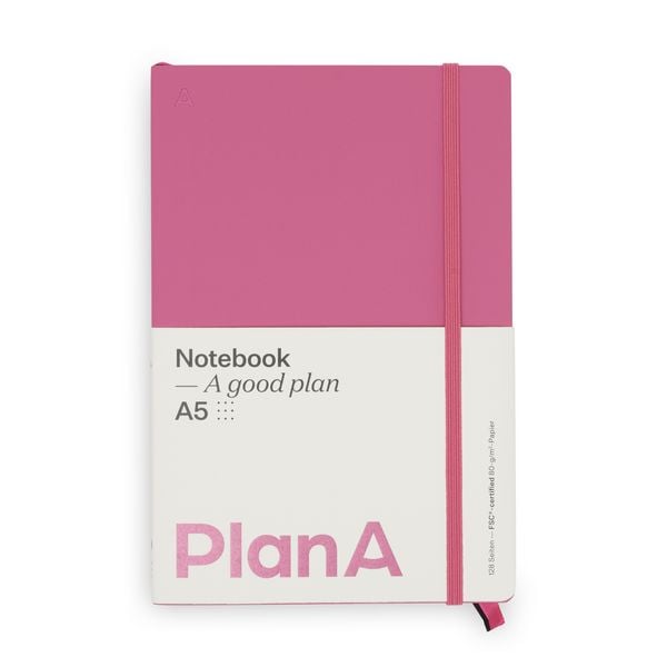 Produktbild: Notizbuch A5 Softcover Candy Pink Punktiert, 128 Seiten