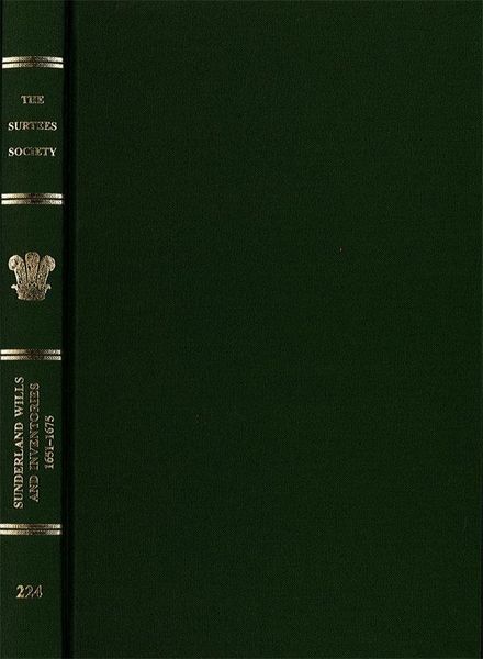 Produktbild: Sunderland Wills and Inventories, 1651-1675