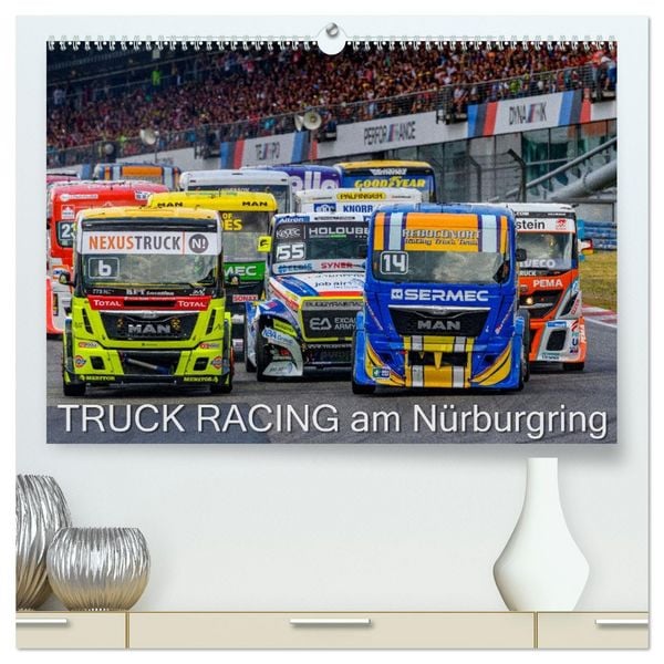 Produktbild: Truck Racing am N&uuml;rburgring (hochwertiger Premium Wandkalender 2026 DIN A2 quer), Kunstdruck in Hochglanz