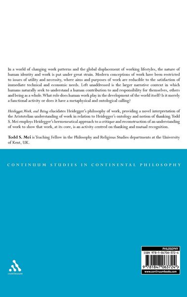 Produktbild: Heidegger, Work, and Being