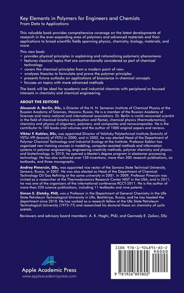 Produktbild: Key Elements in Polymers for Engineers and Chemists