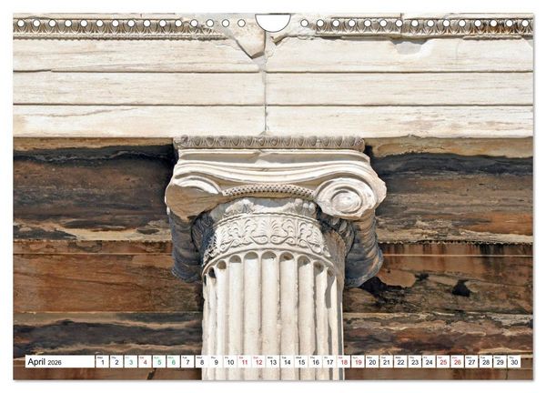 Produktbild: Ancient Greece and Architecture (Wall Calendar 2026 DIN A4 landscape), CALVENDO 12 Month Wall Calendar