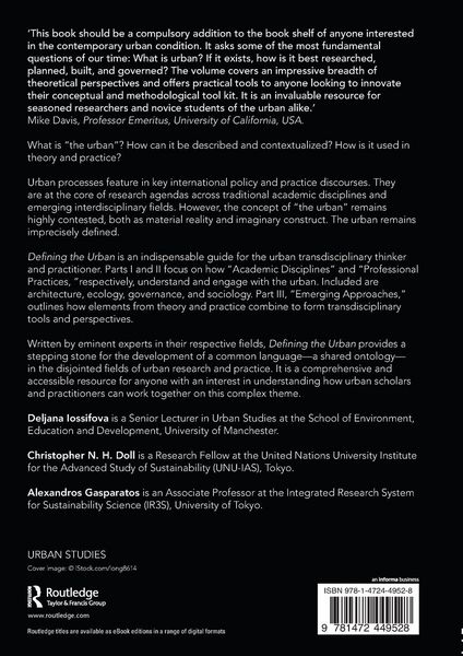 Produktbild: Defining the Urban