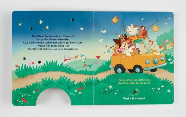 Produktbild: Mein Puste-Licht-Buch: Licht an &ndash; losgefahren!