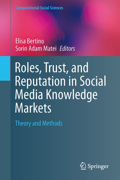 Produktbild: Roles, Trust, and Reputation in Social Media Knowledge Markets