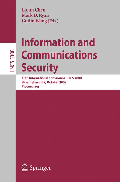Produktbild: Information and Communications Security