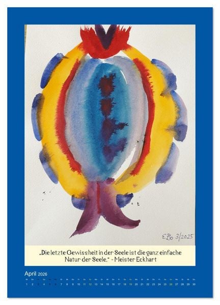 Produktbild: Ur-Verbundenheit - Bilder f&uuml;r die Seele (Wandkalender 2026 DIN A3 hoch), CALVENDO Monatskalender