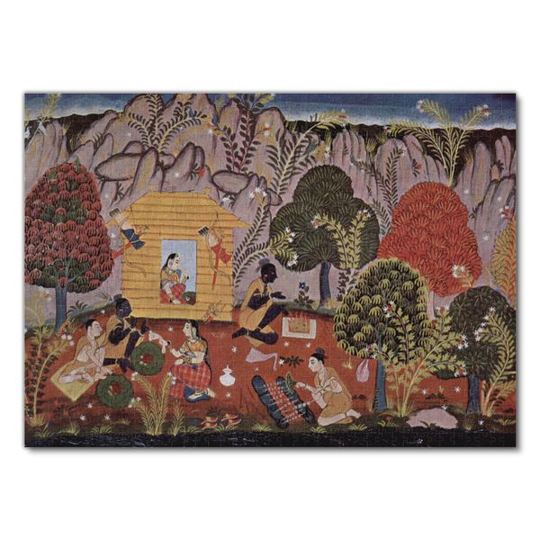 Produktbild: Lais Puzzle Meister des R&acirc;m&acirc;yana-Manuskripts - R&acirc;m&acirc;yana-Manuskript, Szene: Ayodhy&acirc;-K&acirc;nda, Detail 1000 Teile