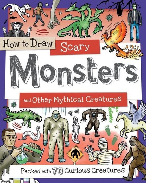 Produktbild: How to Draw Scary Monsters and Other Mythological Creatures