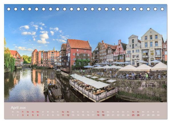 Produktbild: Fantastisches L&uuml;neburg (Tischkalender 2026 DIN A5 quer), CALVENDO Monatskalender