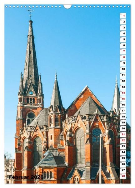 Produktbild: Gera - Stadt an der wei&szlig;en Elster (Wandkalender 2026 DIN A3 hoch), CALVENDO Monatskalender