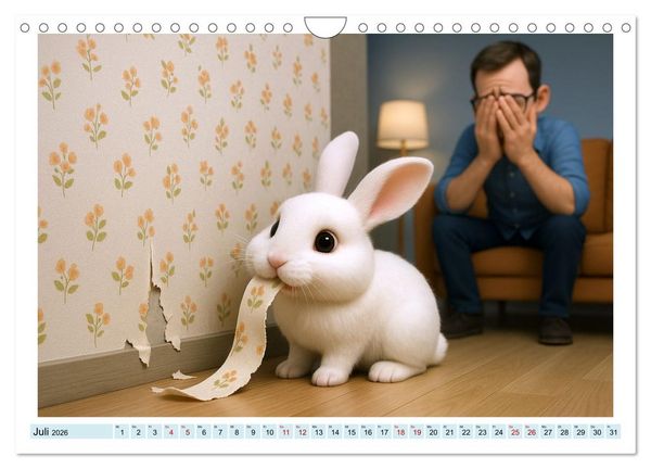 Produktbild: Vom Gl&uuml;ck, ein Nagetier zu sein (Wandkalender 2026 DIN A4 quer), CALVENDO Monatskalender