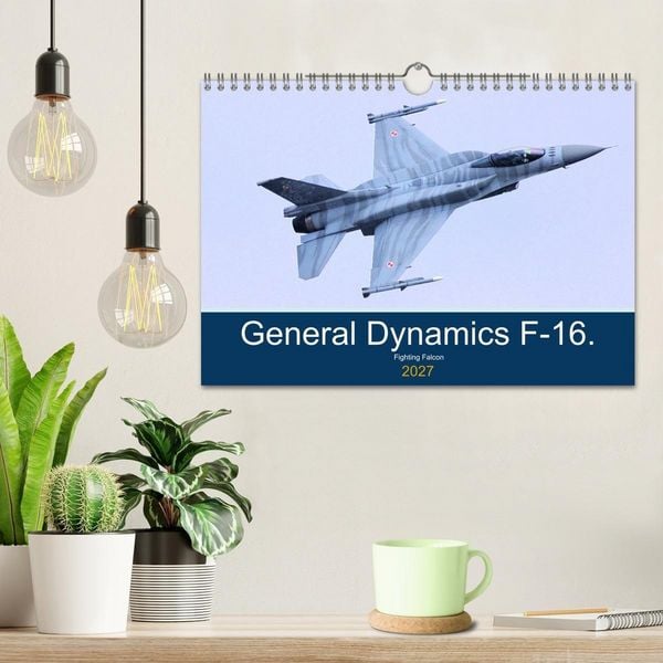 Produktbild: General Dynamics F-16 Fighting Falcon (Wall Calendar 2027 DIN A4 landscape), CALVENDO 12 Month Wall Calendar