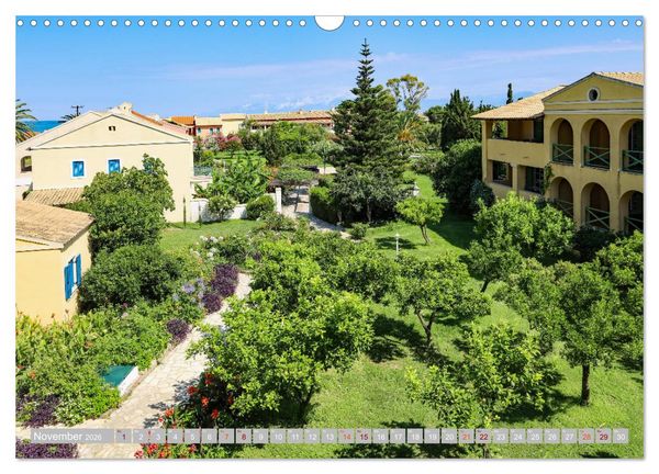 Produktbild: Erholung auf Korfu im St. Georg's Bay Country Club (Wandkalender 2026 DIN A3 quer), CALVENDO Monatskalender